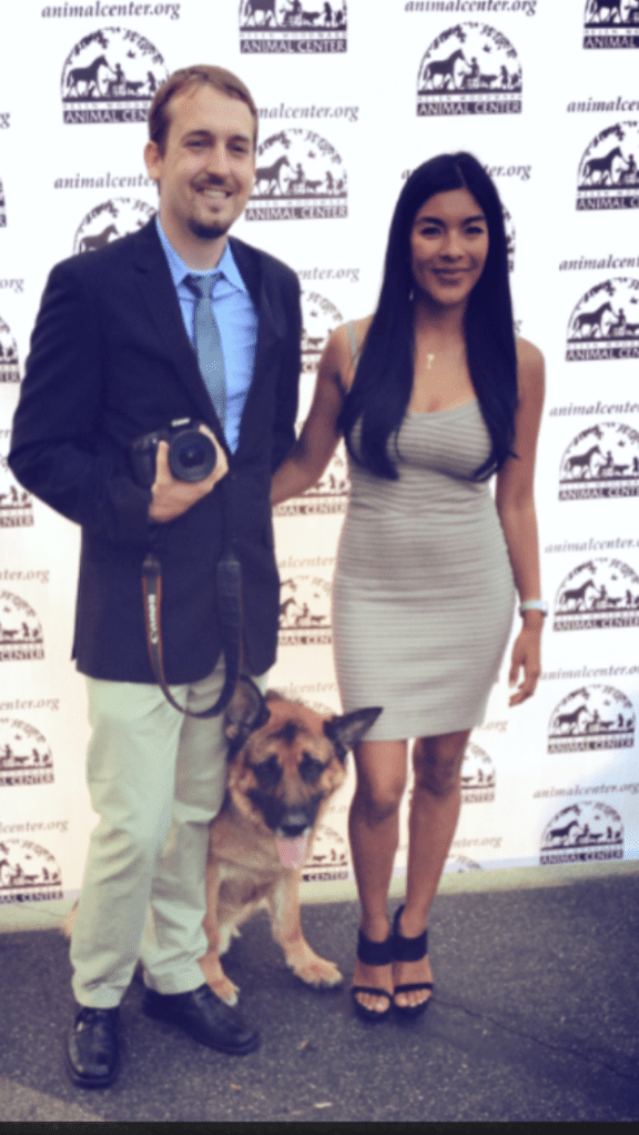 Barking Beast Creator Tania Milberg with CEO and President of San Diego Pets Magazine Casey Dean at the Helen Woodward Gala 2013