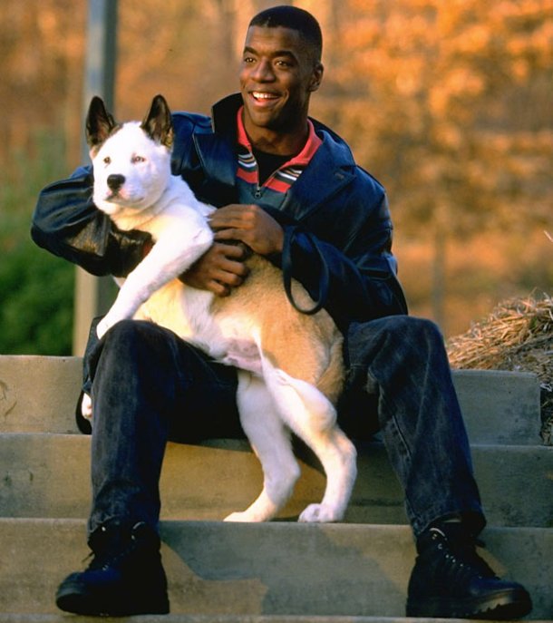 Kordell Stewart and his Husky breed 