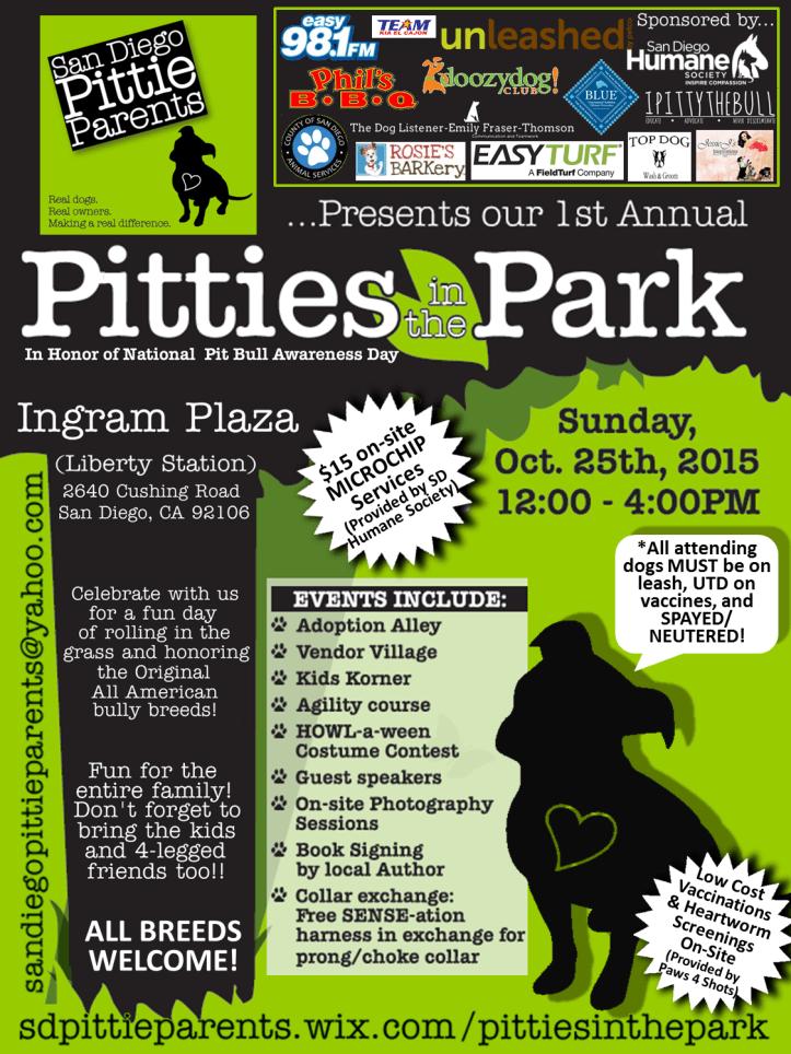 Pitties in the Park FLYER 10-25-15